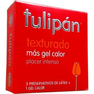 Preservativos Tulipán Texturados x 3