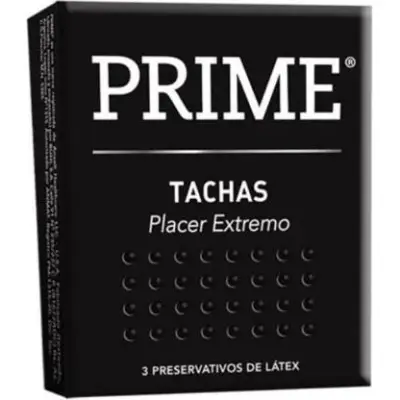 Preservativos Prime Pre con Tachas x 3