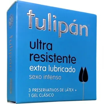 Preservativos Tulipán Ultra Resistentes x 3