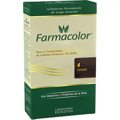 Kit de Coloración Farmacolor Tono 4 Castaño