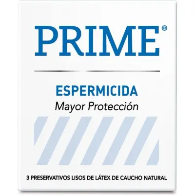 Preservativos Prime Espermicida x 3