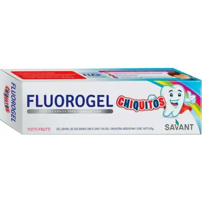 Gel Dental Fluorogel Chiquitos 60 g