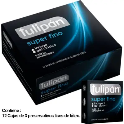 Preservativos Tulipán Superfino x 3