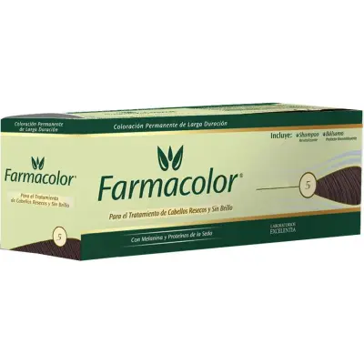 Tintura Capilar Farmacolor Tono 5 Castaño Claro