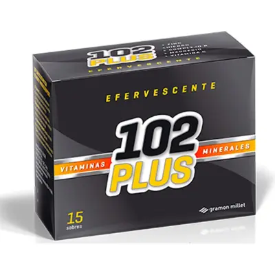 Suplemento Dietario 102 Plus Efervescente 15 Sobres