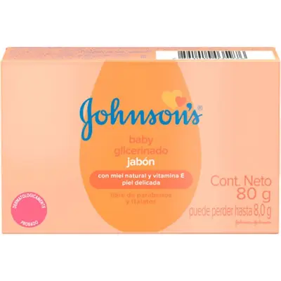 Jabón Johnson's Baby con Glicerina 80 g