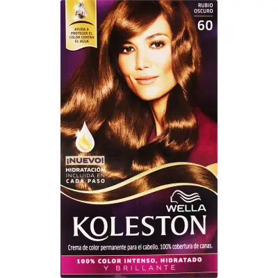 Kit de Coloración Koleston Tono 60 Rubio Oscuro