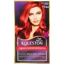 Kit de Coloración Koleston Tono 7744 Rojo Intenso