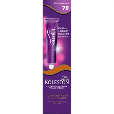 Tintura Capilar Koleston Tono 70 Rubio Medio