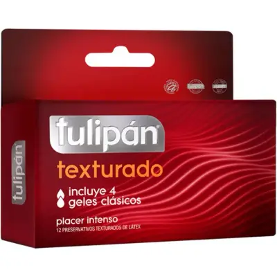 Preservativos Tulipán Texturados x12