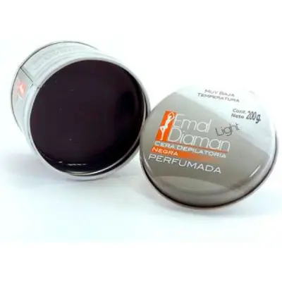 Cera Depilatoria Emal Diamant Lata Negra 200 g