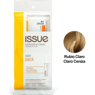 Tintura Capilar Issue ColorPack + Kera Tono 09.1
