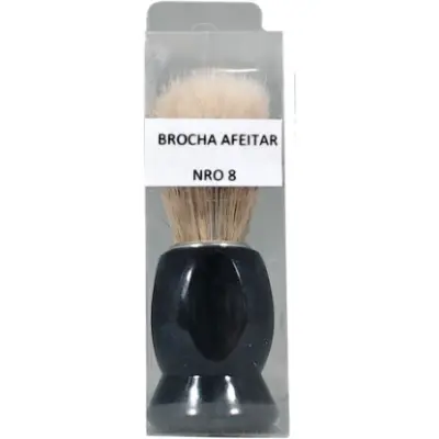 Brocha de Afeitar Jessamy Grande Mango Plástico Negro
