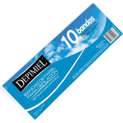 Bandas Depilatorias de Papel Depimiel x 10 Unidades