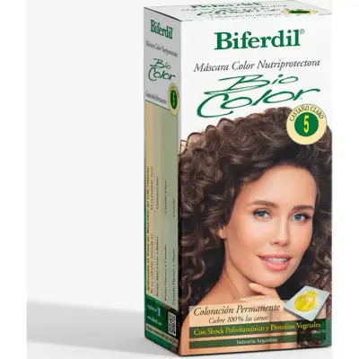 Coloración Capilar Biferdil Biocolor Tono 5