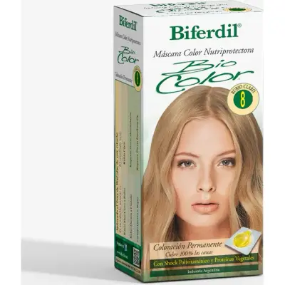 Tintura Capilar Biferdil Biocolor Tono 8