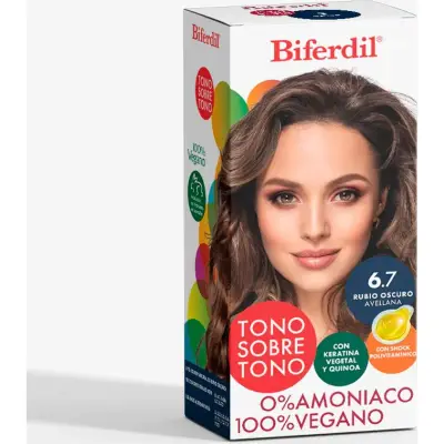 Kit de Coloración Biferdil Color Tono 6.7