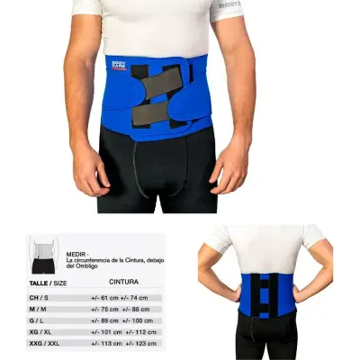 Faja Lumbar con Ballenas Body Care Talle 1