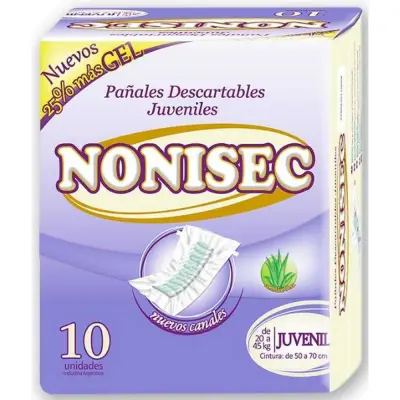 Pañales Nonisec Junior x10