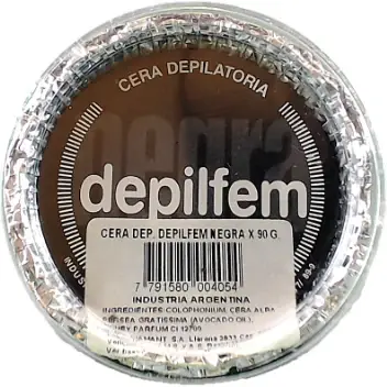 Cera Depilatoria Depilfem Cera Negra 90 g