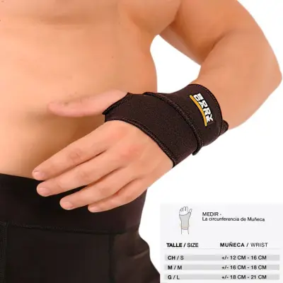 Muñequera con Dedo Libre Body Care Talle 2