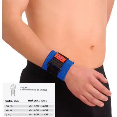 Muñequera Body Care con Velcro Talle 2