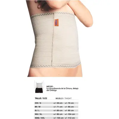 Faja Ortopédica Body Care Bajo Compresión 28 cm Talle 5