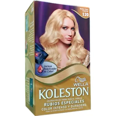 Kit de Coloración Koloston Tono 120 Rubio Claro Especial