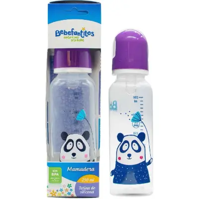 Mamadera Bebefantitos Decorada 250 ml