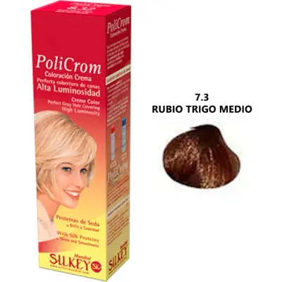 Tintura Capilar Silkey Policrom Tono 7.3 47 g