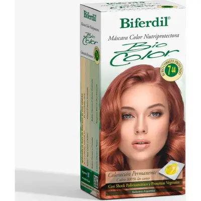 Tintura Capilar Biferdil Biocolor Tono 7.44