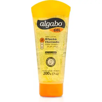 Gel Fijador Capilar Algabo Efecto Húmedo 200 ml