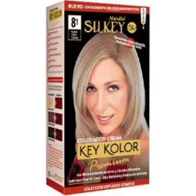 Coloración Capilar Silkey Key Color Premium Tono 8.1