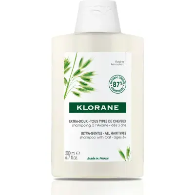 Shampoo Klorane Uso Frecuente Leche de Avena 200 ml