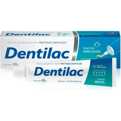 Crema Fijadora para Prótesis Dental Dentilac Menta 60 g