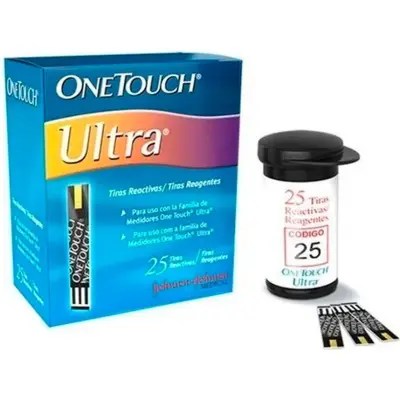 Tiras Reactivas OneTouch Ultra x 25