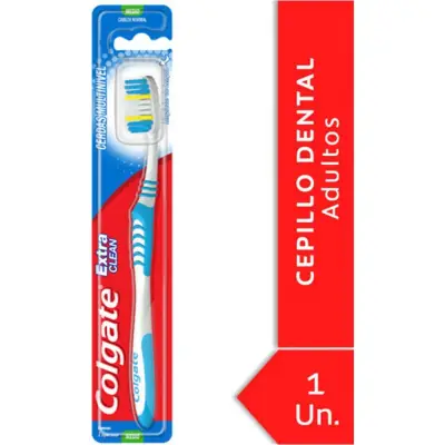 Cepillo de Dientes Colgate Extra Clean Cerdas Medias