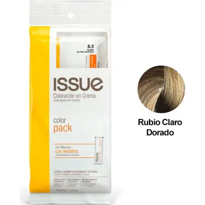 Tintura Capilar Issue ColorPack + Keratina Tono 08.3