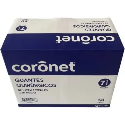 Guantes de Cirugía Coronet Talle 7½ x 50 Pares