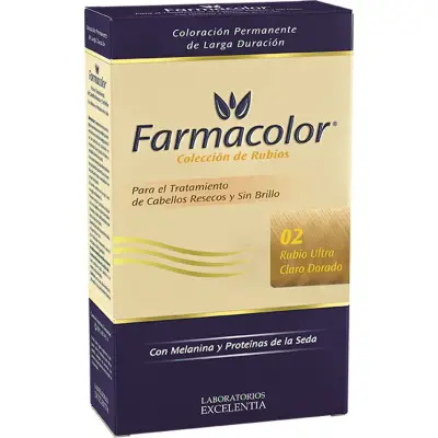 Tintura Capilar Farmacolor Kit Tono 02 Rubio