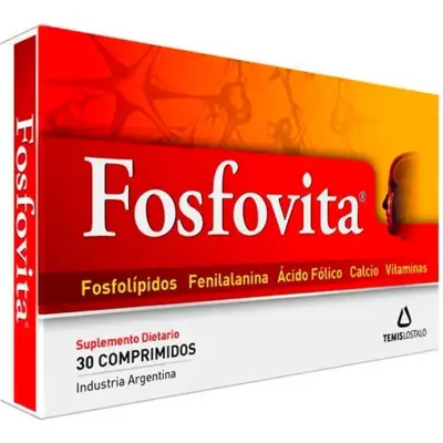 Suplemento Dietario Fosfovita 30 Comprimidos