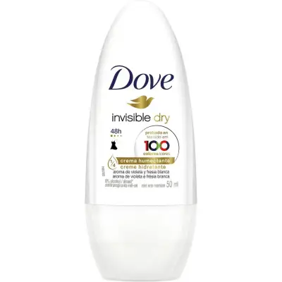 Desodorante Roll-On Dove Invisible Dry 50 ml