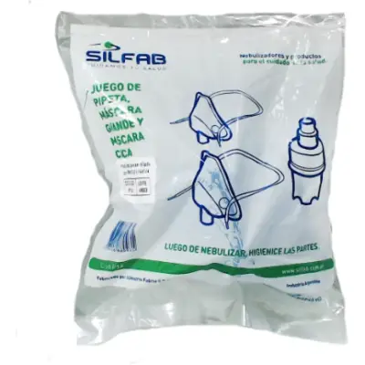 Pipeta para Nebulizador Silfab con Máscara