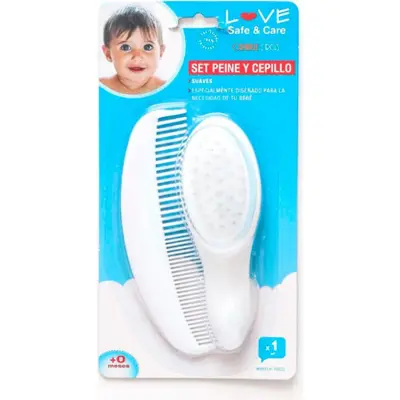 Set Peine y Cepillo para Bebé Baby First Rosa