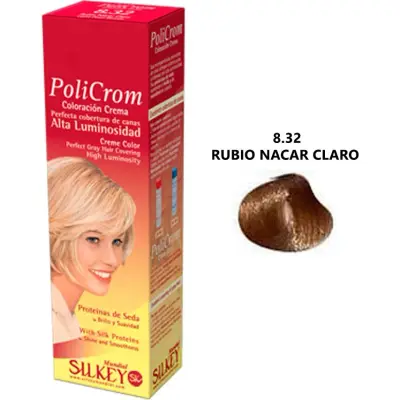 Coloración Capilar Silkey Policrom Tono 8.32 47 g