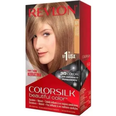 Tintura Capilar Revlon Colorsilk Kit Tono 61