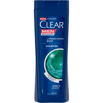 Shampoo Clear 2 en 1 Dual Effect 400 ml