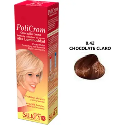 Tintura Capilar Silkey Policrom Tono 8.42 x 47 g