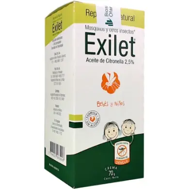 Repelente Crema Exilet Natu Bebé 70 g