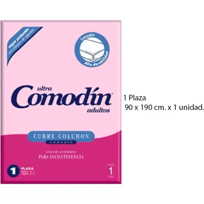 Cubre Colchón Comodín Hisan 1 Plaza